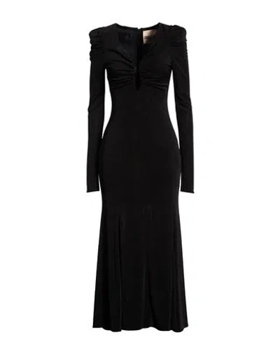 Aniye By Woman Maxi Dress Black Size 6 Polyester, Elastane