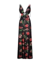 Aniye By Woman Maxi Dress Black Size 8 Polyester, Elastane In Black