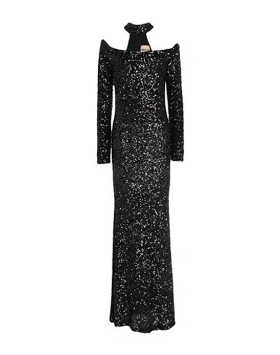 Aniye By Woman Maxi Dress Black Size 8 Polyester, Elastane