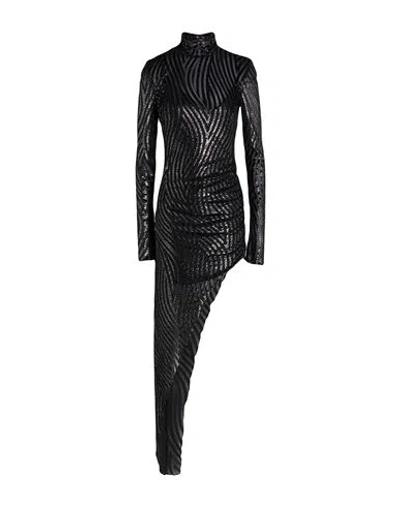 Aniye By Woman Maxi Dress Black Size 8 Polyester, Polyamide, Elastane