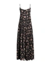 Aniye By Woman Maxi Dress Black Size 6 Polyester In Black