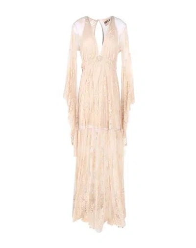 Aniye By Woman Maxi Dress Blush Size 10 Cotton, Polyamide In Pink