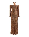Aniye By Woman Maxi Dress Bronze Size 6 Polyester, Elastane