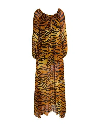 Aniye By Woman Maxi Dress Brown Size 8 Viscose
