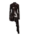 Aniye By Woman Mini Dress Chocolate Brown Size 8 Polyester, Elastane In Brown