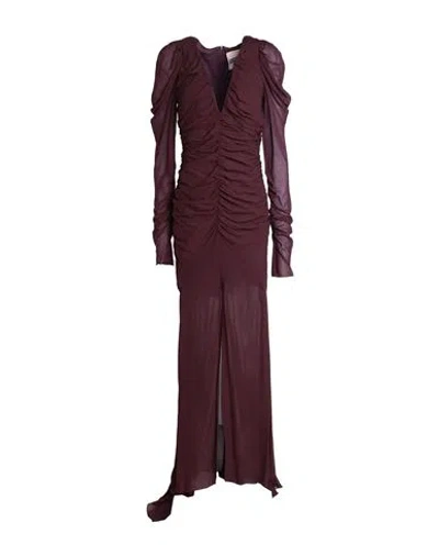 Aniye By Woman Maxi Dress Deep Purple Size 10 Viscose In Purple