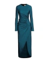 Aniye By Woman Maxi Dress Deep Teal Size 8 Viscose, Polyester, Polyamide, Elastane In Green