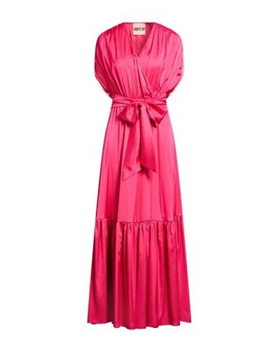 Aniye By Woman Maxi Dress Fuchsia Size 4 Polyester, Elastane In Pink