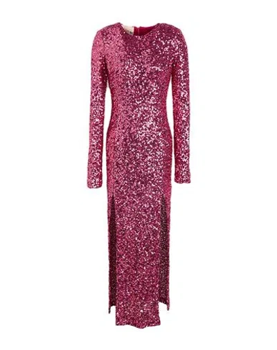 Aniye By Woman Maxi Dress Fuchsia Size 6 Polyester, Elastane In Pink