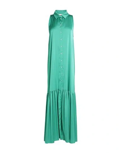 Aniye By Woman Maxi Dress Green Size 6 Polyester, Elastane