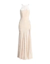 Aniye By Woman Maxi Dress Ivory Size 8 Polyester, Elastane In White