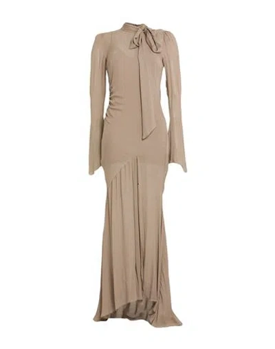 Aniye By Woman Maxi Dress Khaki Size Xs Viscose In Brown