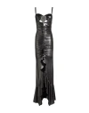 Aniye By Woman Maxi Dress Lead Size 8 Polyester, Elastane In Grey