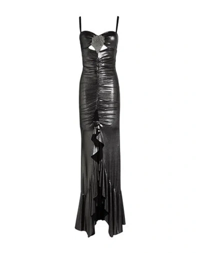 Aniye By Woman Maxi Dress Lead Size 8 Polyester, Elastane In Grey