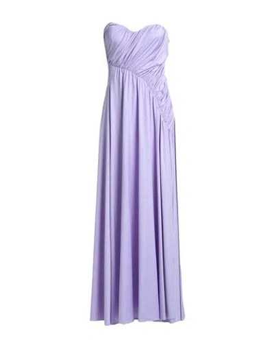 Aniye By Woman Maxi Dress Lilac Size 8 Polyester, Elastane In Purple