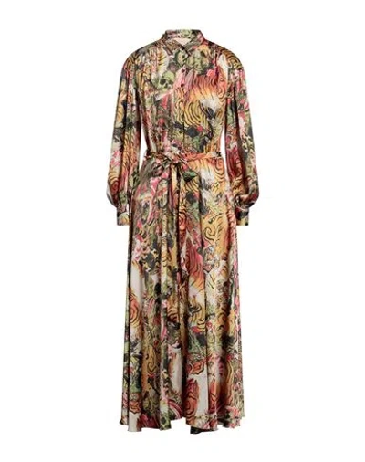 Aniye By Woman Long Dress Mandarin Size 4 Polyester