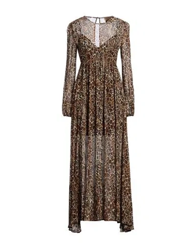 Aniye By Woman Maxi Dress Mauve Size 8 Viscose In Purple