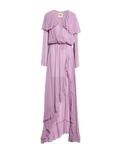 Aniye By Woman Maxi Dress Mauve Size Xs Viscose In Pink