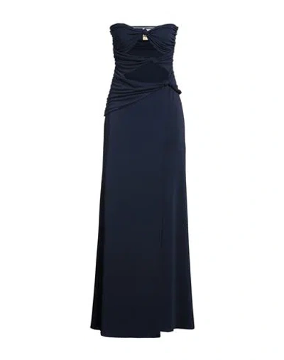 Aniye By Woman Maxi Dress Midnight Blue Size 8 Polyester, Elastane