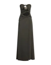 Aniye By Woman Maxi Dress Military Green Size 8 Polyester, Elastane