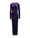 Aniye By Woman Maxi Dress Purple Size 8 Polyester, Elastane