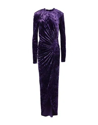 Aniye By Woman Maxi Dress Purple Size 4 Polyester, Elastane