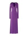 Aniye By Woman Maxi Dress Purple Size 8 Polyester, Elastane