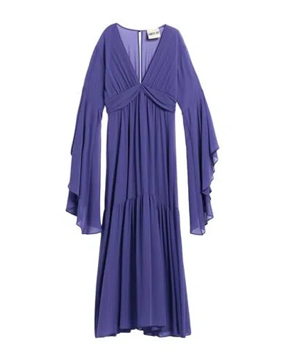 Aniye By Woman Maxi Dress Purple Size 8 Polyester