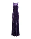 Aniye By Woman Maxi Dress Purple Size 8 Polyester, Elastane