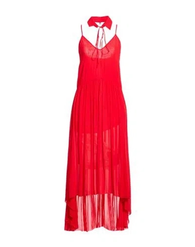 Aniye By Woman Maxi Dress Red Size M Viscose