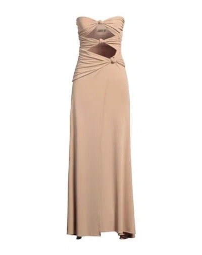 Aniye By Woman Maxi Dress Sand Size 2 Polyester, Elastane In Beige