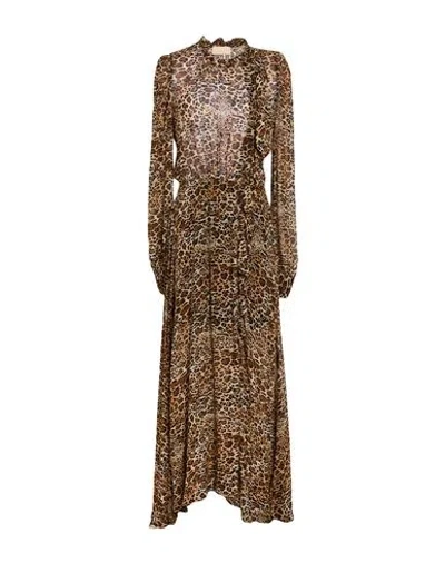 Aniye By Woman Maxi Dress Sand Size 6 Viscose In Multi