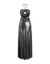 Aniye By Woman Long Dress Silver Size 6 Polyester
