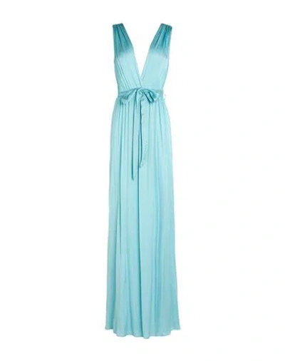 Aniye By Woman Maxi Dress Sky Blue Size 6 Viscose