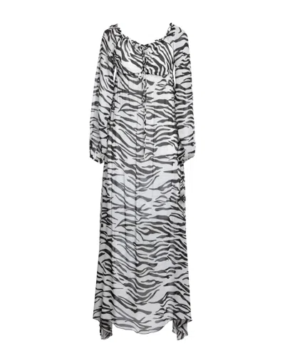 Aniye By Woman Long Dress White Size 10 Viscose