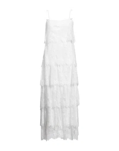 Aniye By Woman Maxi Dress White Size 8 Polyamide In White
