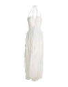Aniye By Woman Maxi Dress White Size 8 Synthetic Fibers In White
