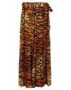 Aniye By Woman Long Skirt Ocher Size 8 Viscose In Yellow