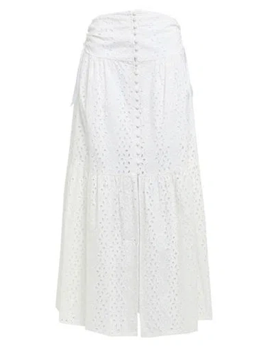 Aniye By Woman Maxi Skirt White Size 2 Cotton