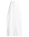 Aniye By Woman Maxi Skirt White Size 4 Cotton, Elastane
