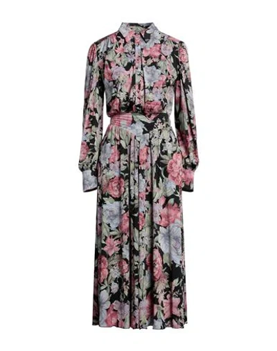 Aniye By Woman Midi Dress Black Size 10 Polyester, Elastane