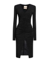 Aniye By Woman Midi Dress Black Size 6 Polyester, Elastane