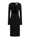 Aniye By Woman Midi Dress Black Size 6 Polyester, Elastane