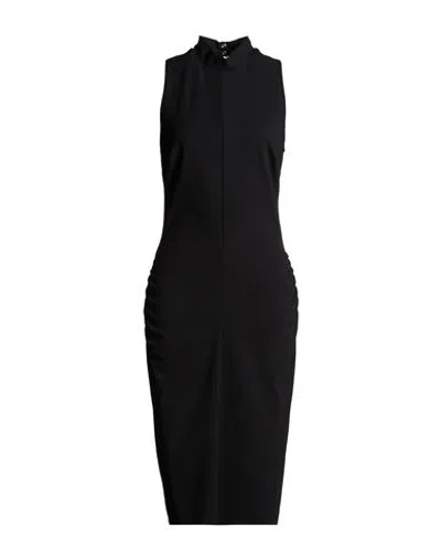 Aniye By Woman Midi Dress Black Size 8 Polyester, Elastane