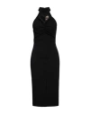 Aniye By Woman Midi Dress Black Size 8 Polyester, Elastane In Black