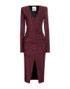 Aniye By Woman Midi Dress Fuchsia Size 10 Viscose, Polyester, Polyamide, Elastane In Pink