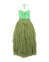 Aniye By Woman Midi Dress Lime Green Size 10 Polyamide, Viscose