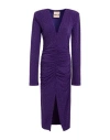 Aniye By Woman Midi Dress Purple Size 8 Polyester, Elastane
