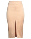 Aniye By Woman Midi Skirt Apricot Size 10 Polyester, Elastane In Orange