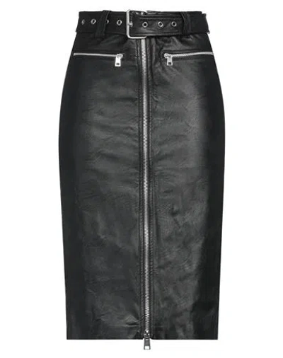 Aniye By Woman Midi Skirt Black Size 6 Viscose